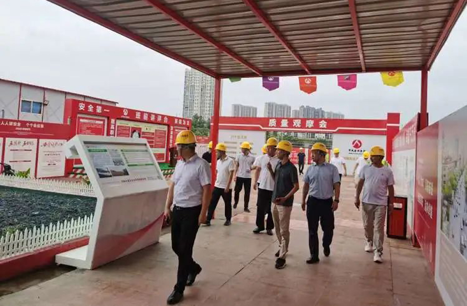 南昌市政建設(shè)集團(tuán)組織“優(yōu)秀工地”觀(guān)摩交流活動(dòng)